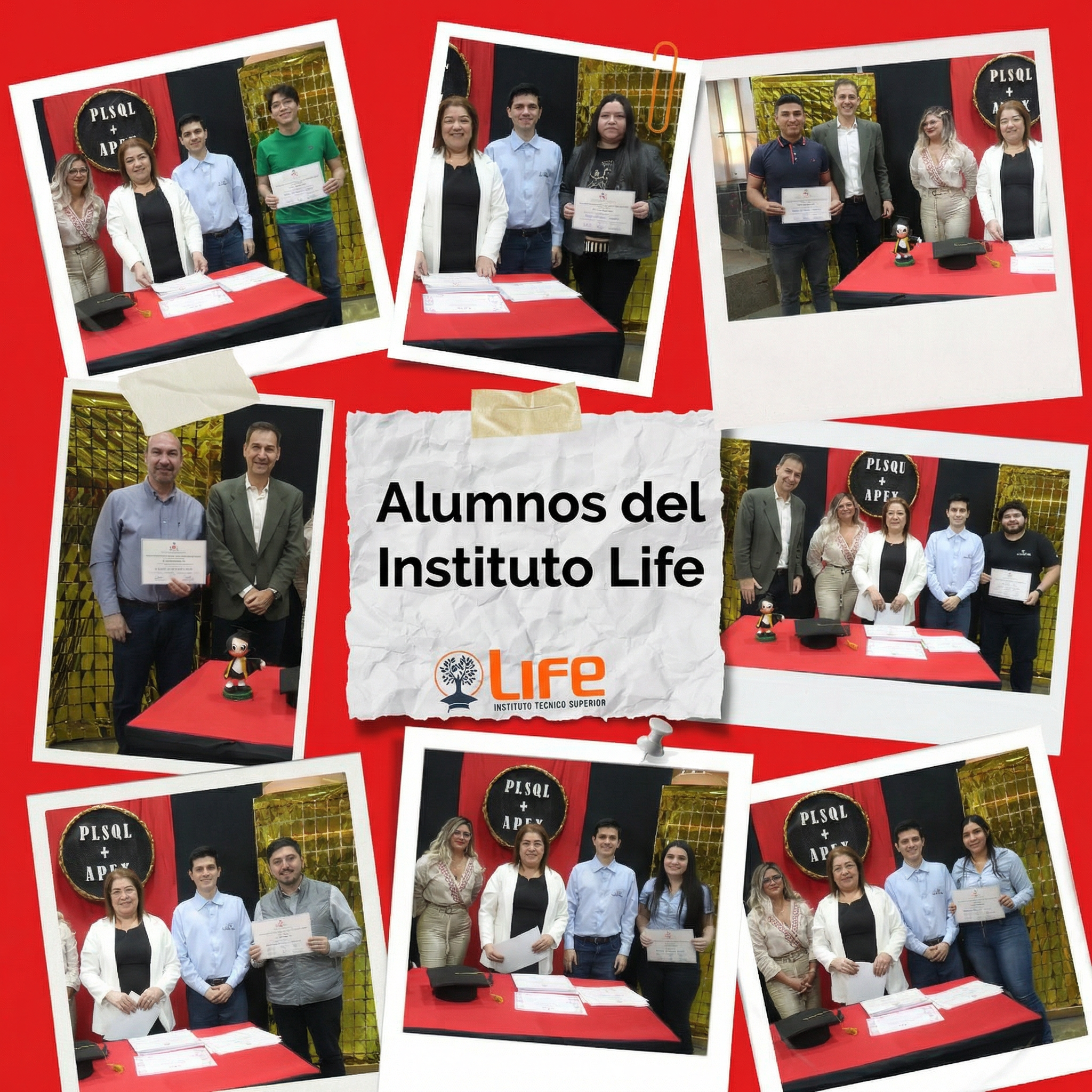 Alumnos egresados del Instituto Life
