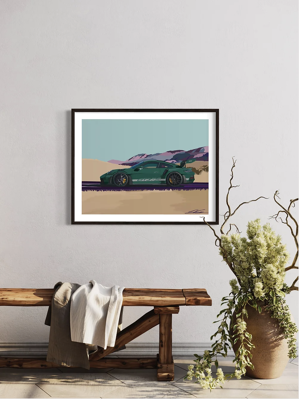 Product image Product image Purple Mountain GT3RS Print