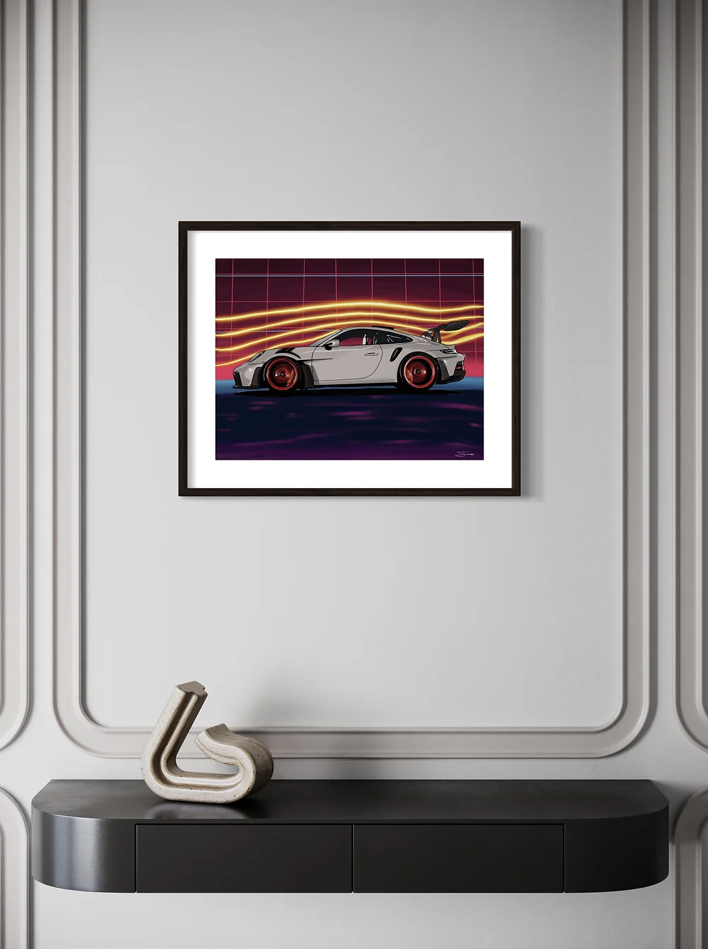 Vaporwave 992 GT3RS Print