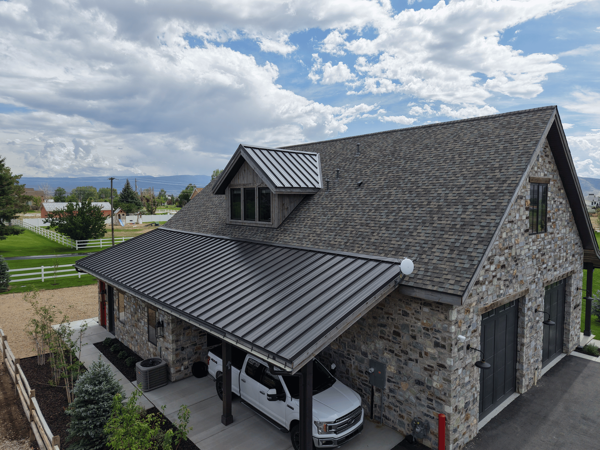 Storm damage roof restoration by Haven Exteriors