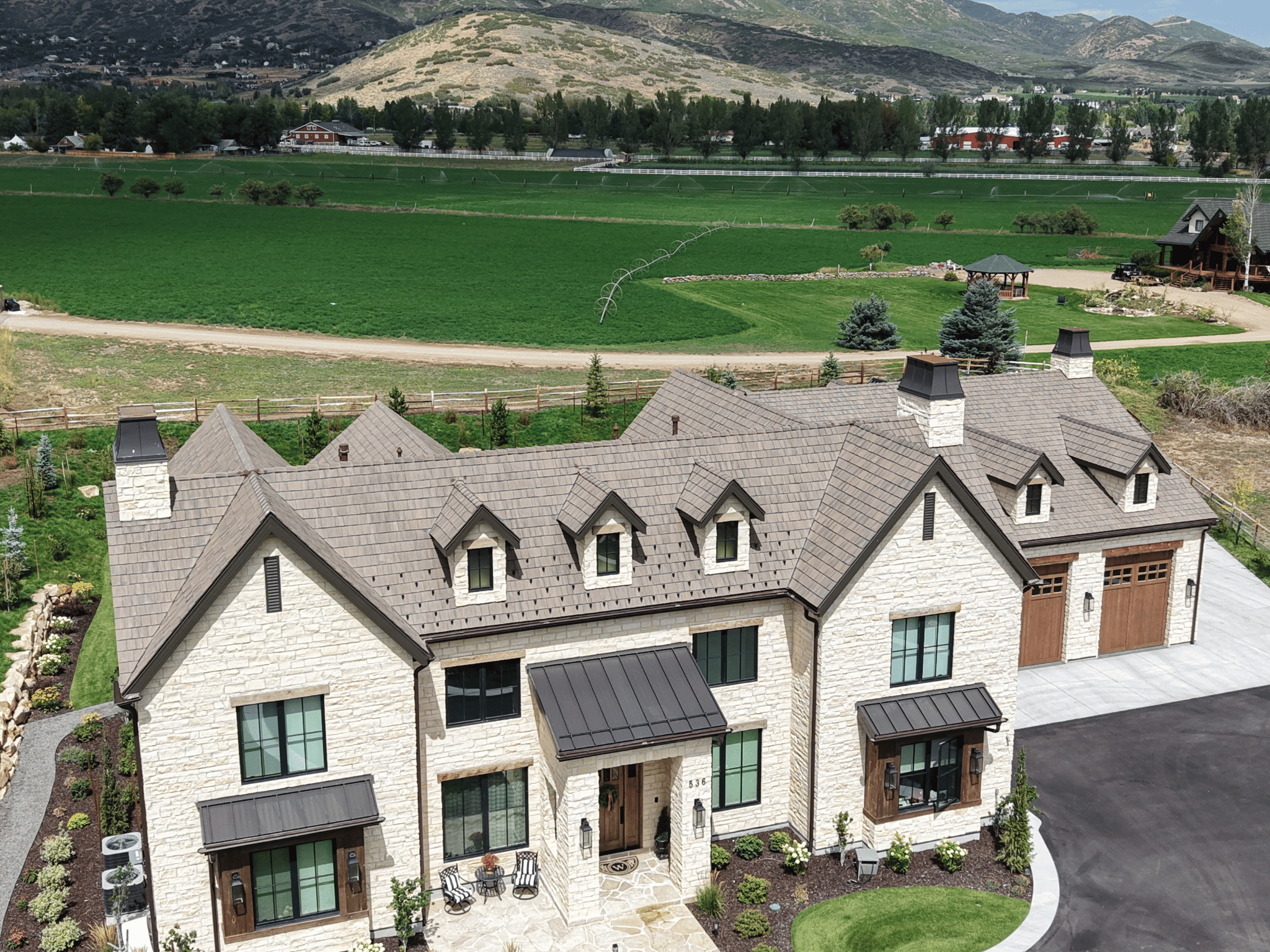 Shingle repair work on a residential Utah roof