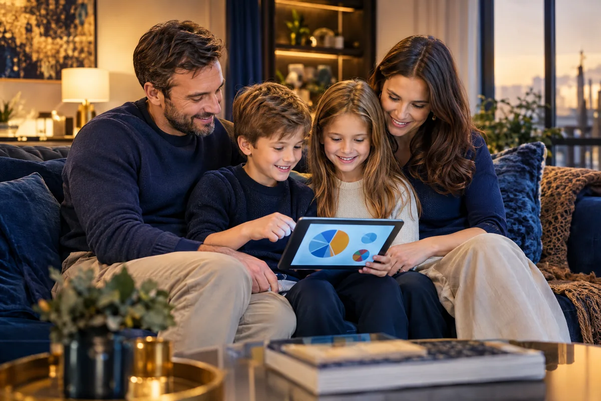 Harta banilor familiei