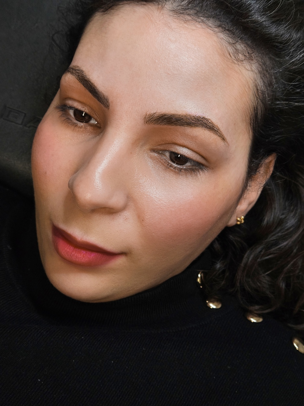Résultat microblading naturel sourcils Bordeaux Blush France
