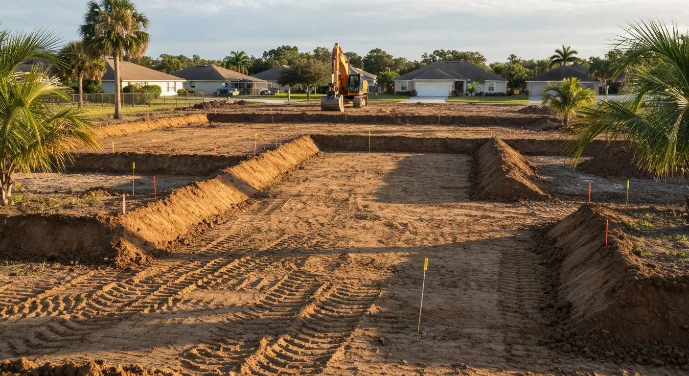 Site development and concrete work
