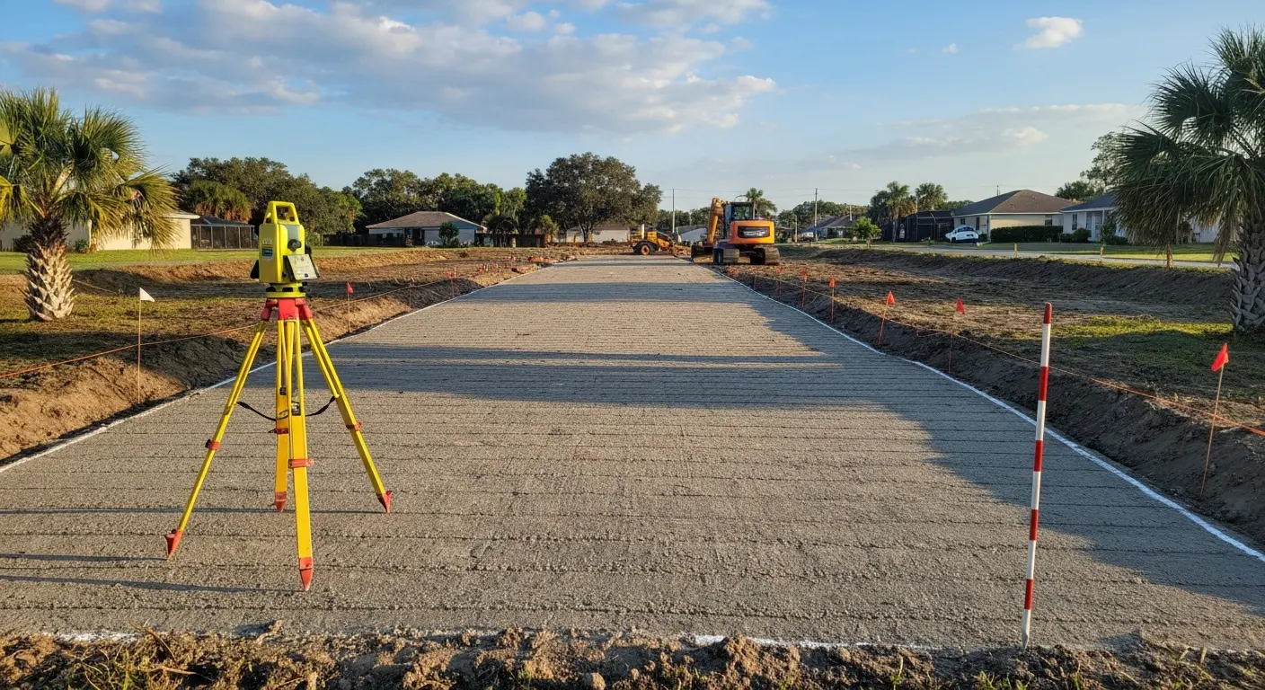 Site preparation for custom home