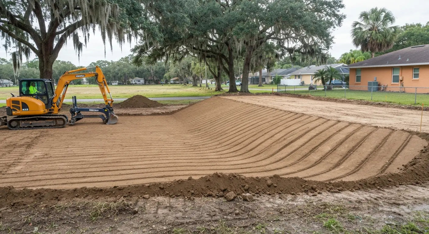Site grading project