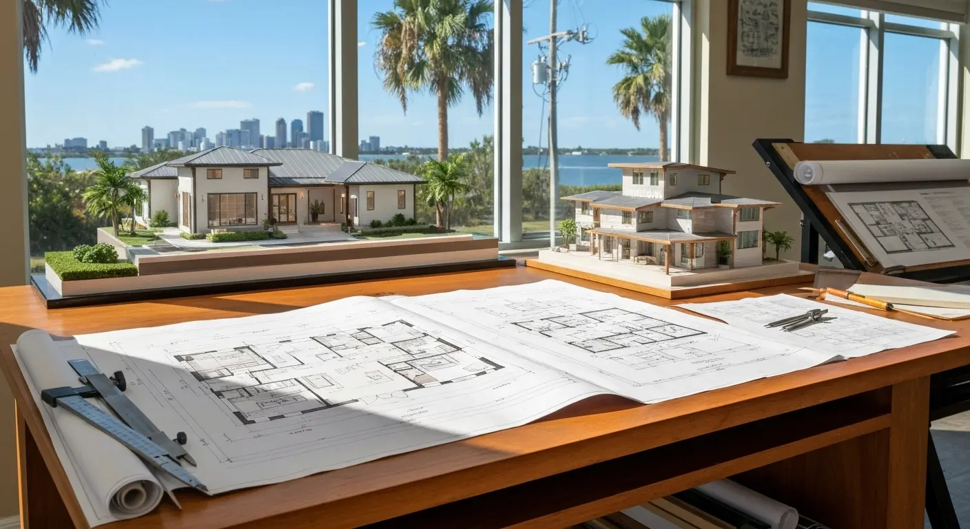 Custom home architectural design