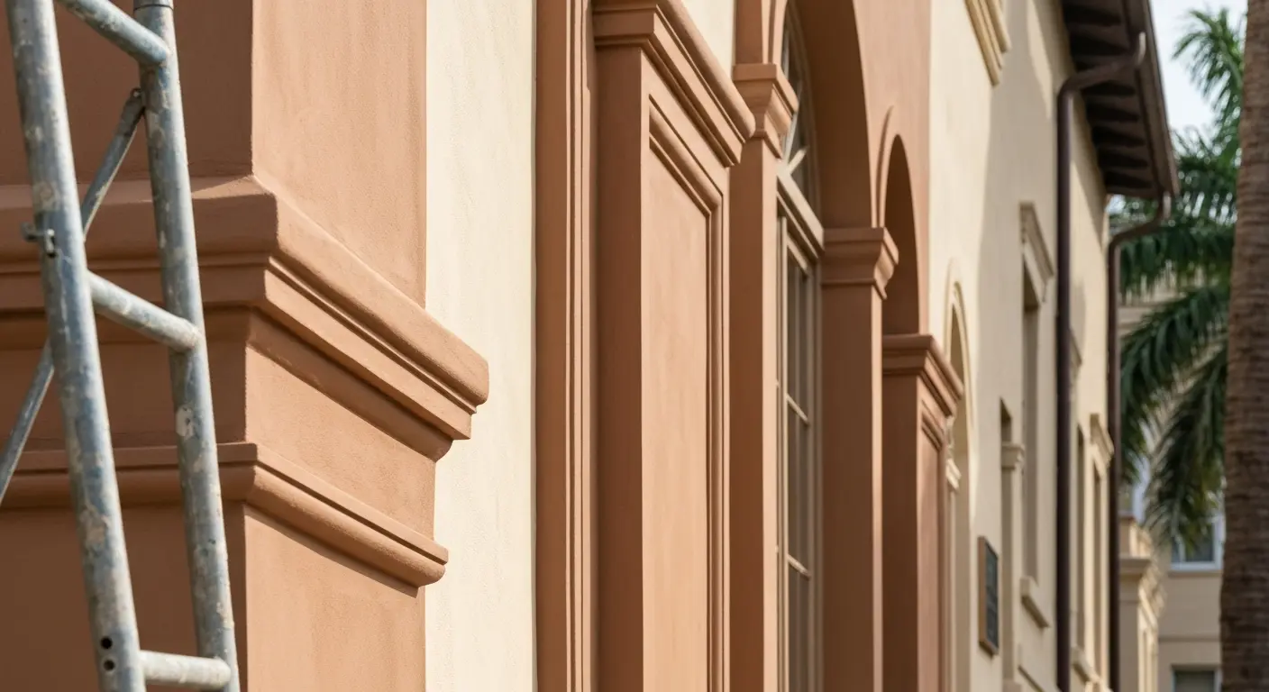 Stucco siding installation