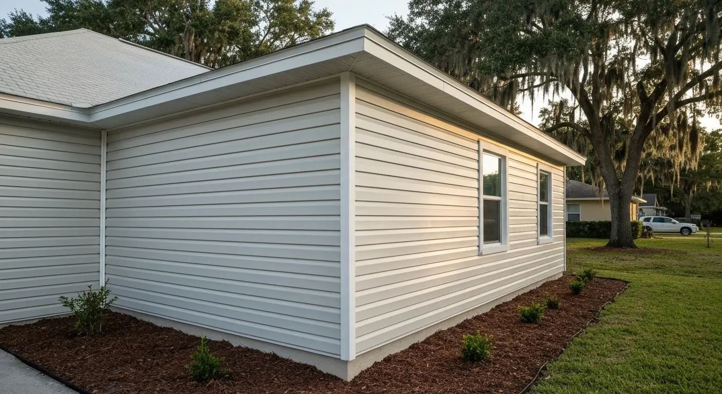 Vinyl siding installation