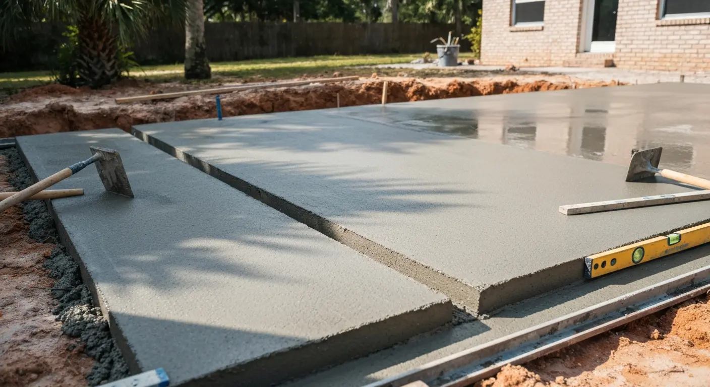 Concrete foundation work