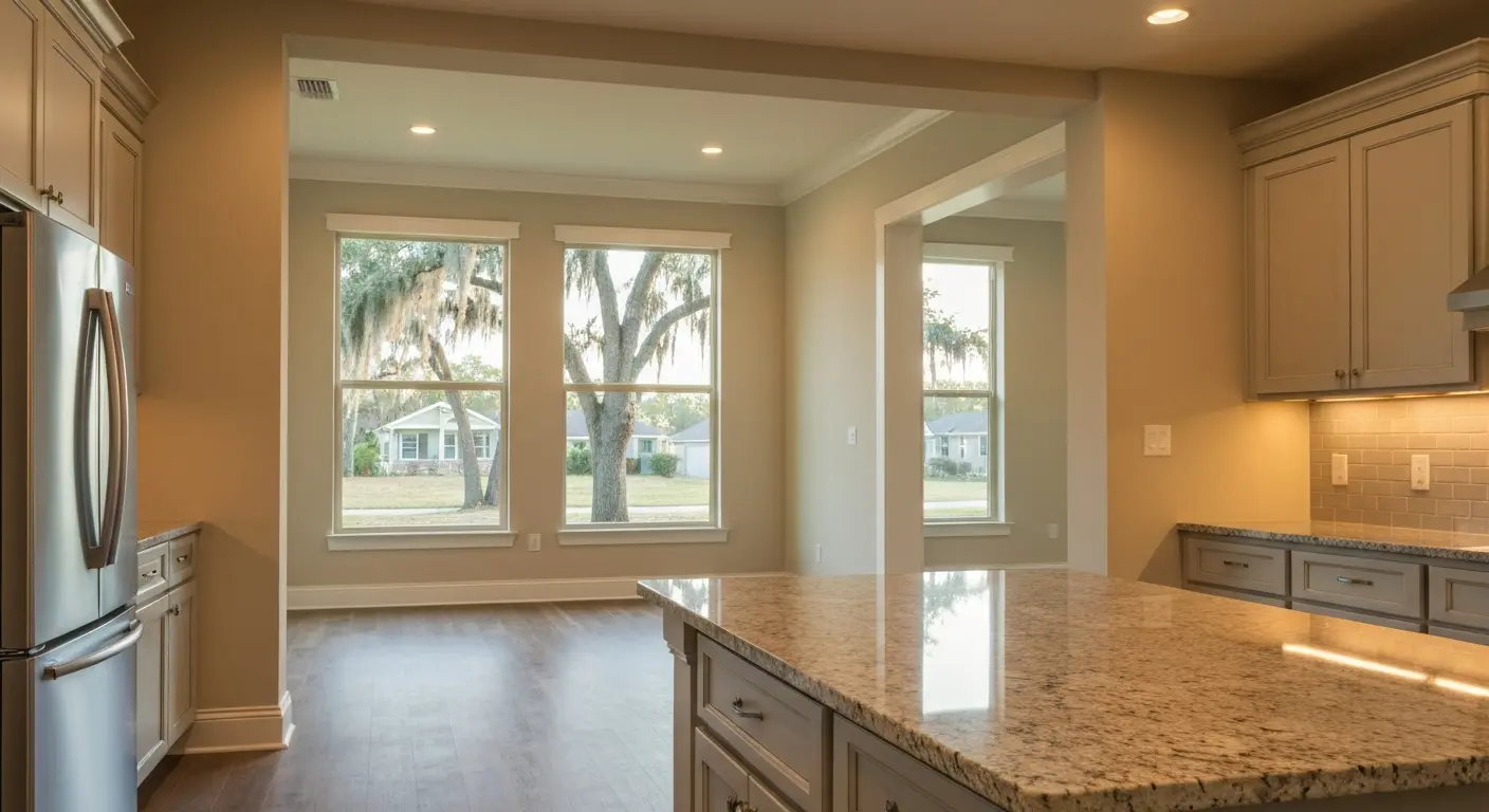 Luxury finishes and move-in home