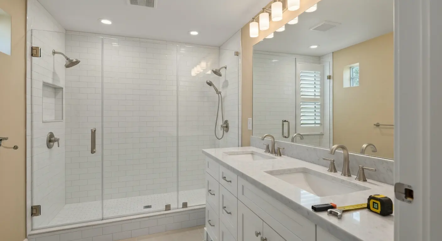 Bathroom renovation project