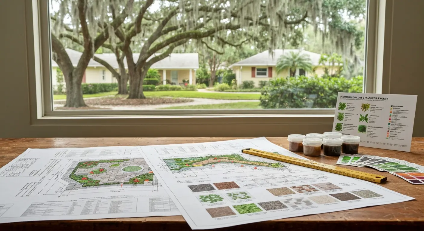 Landscape design planning