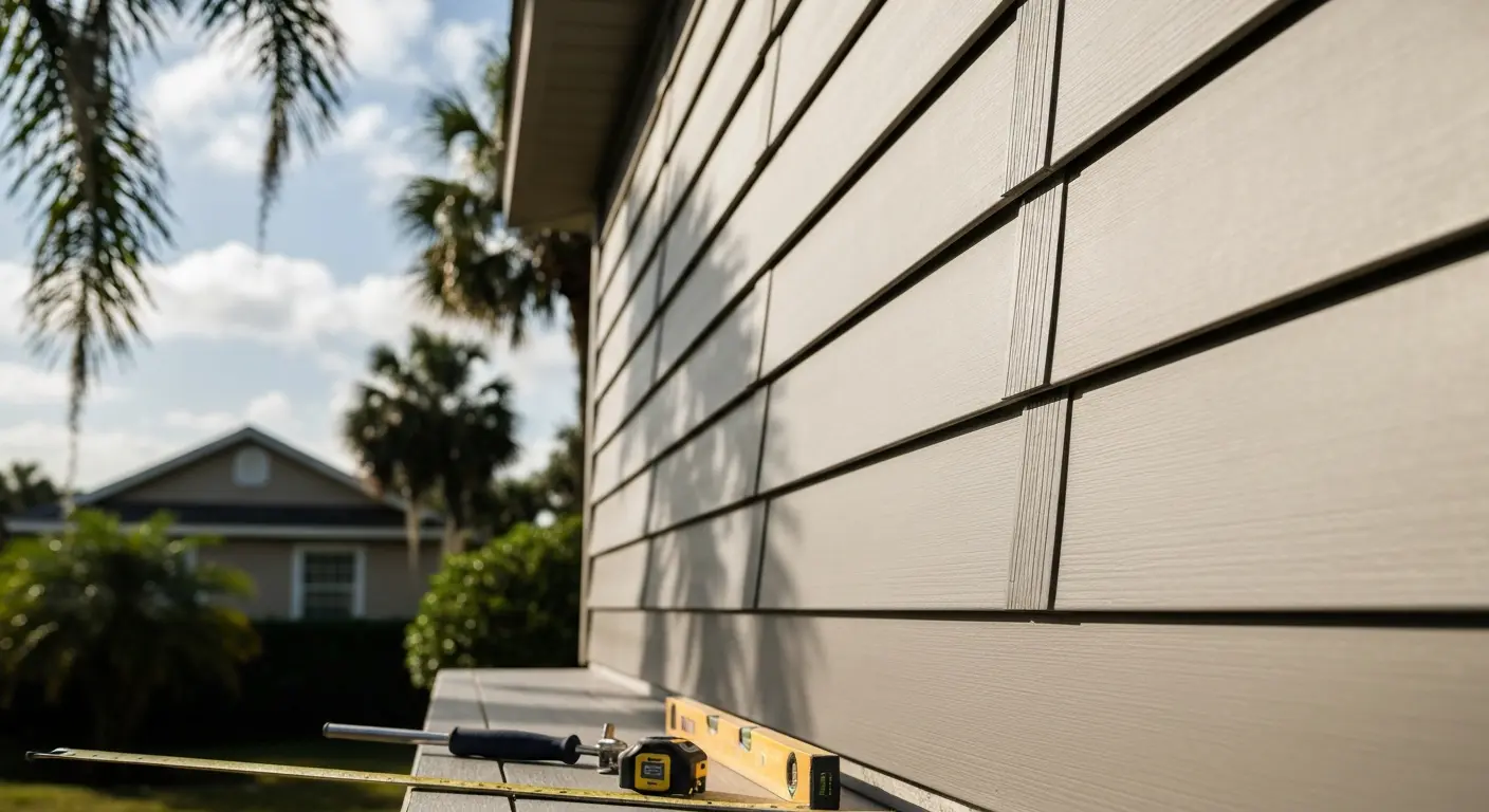 Fiber cement siding installation