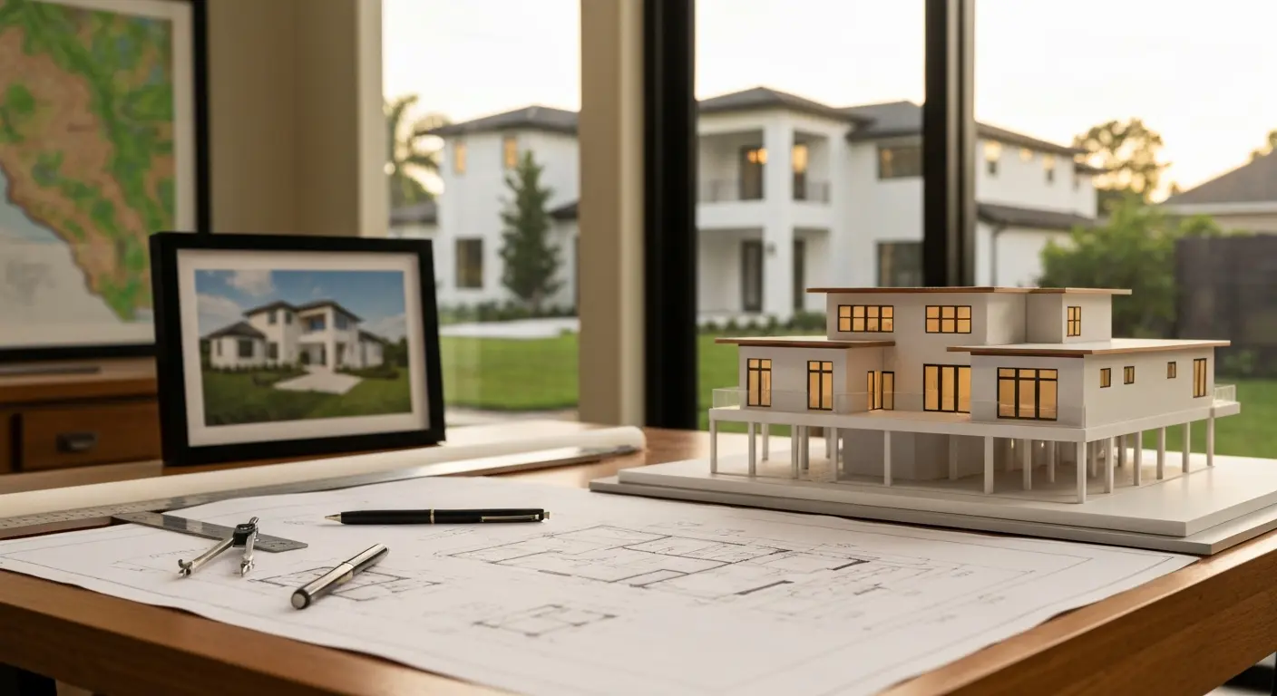 Custom home architectural design