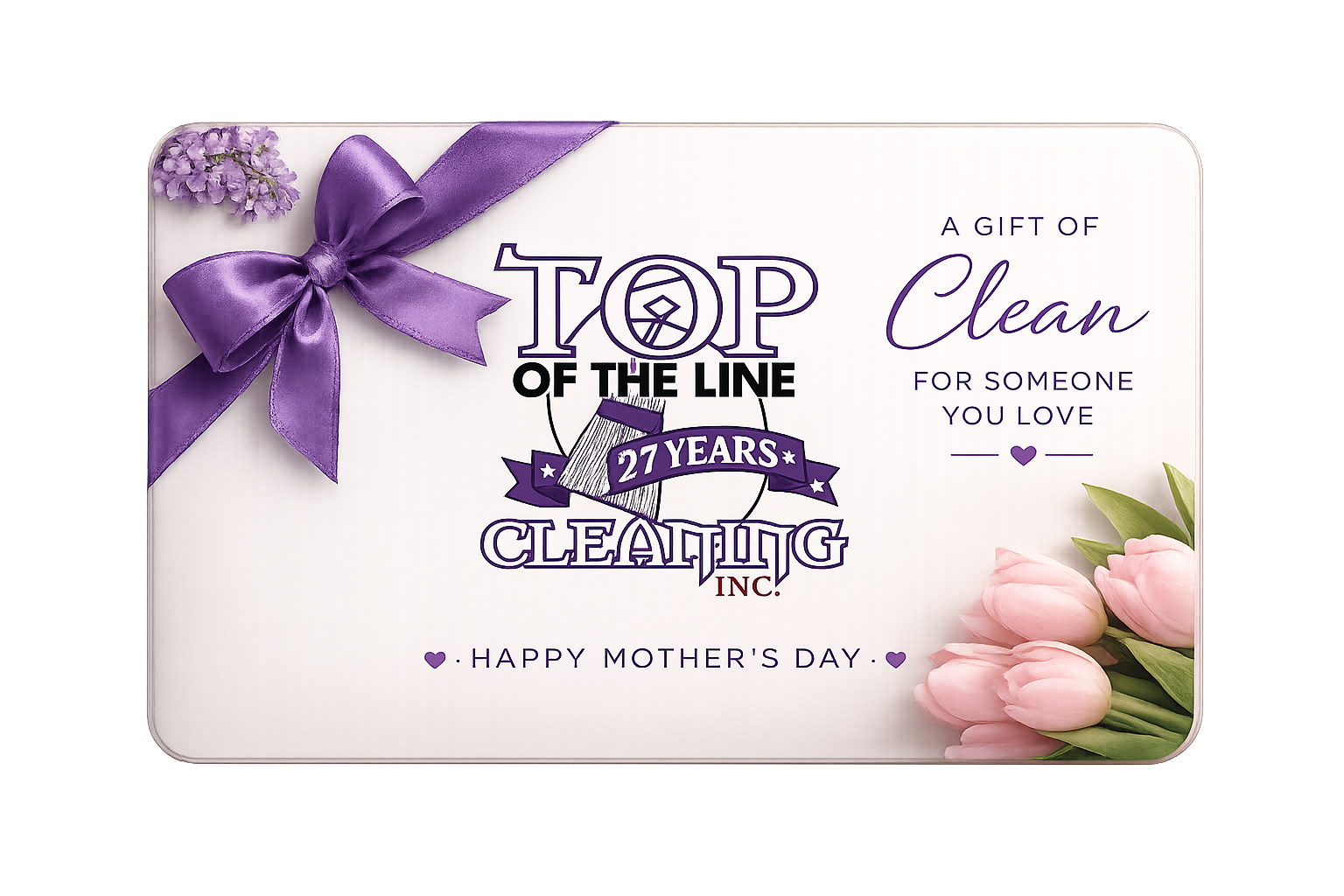 Cleaning Gift Card