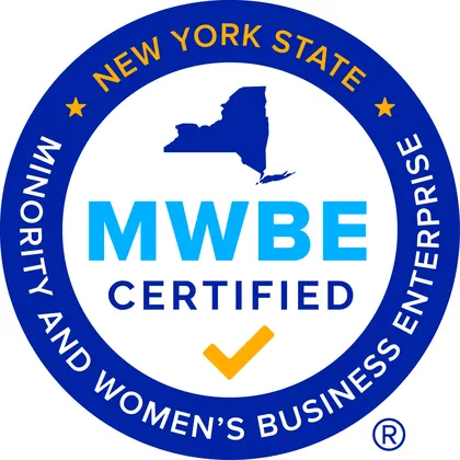 New York State MWBE Certified seal