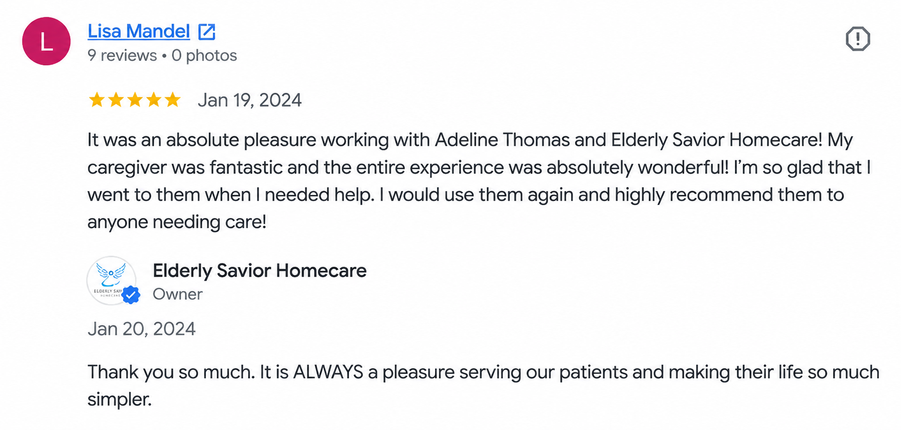 Client review 1