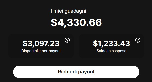 Dashboard studente 6