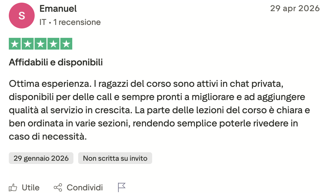 Recensione verificata