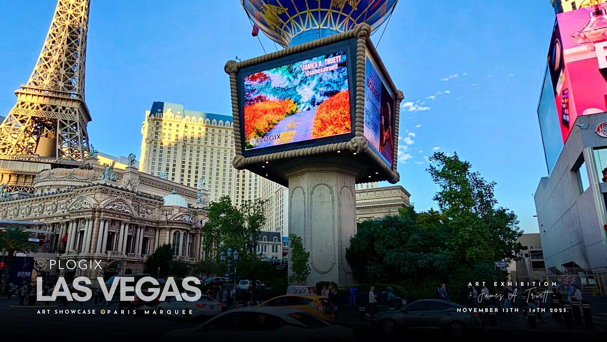 James' Art on Paris Hotel Marquee, Las Vegas