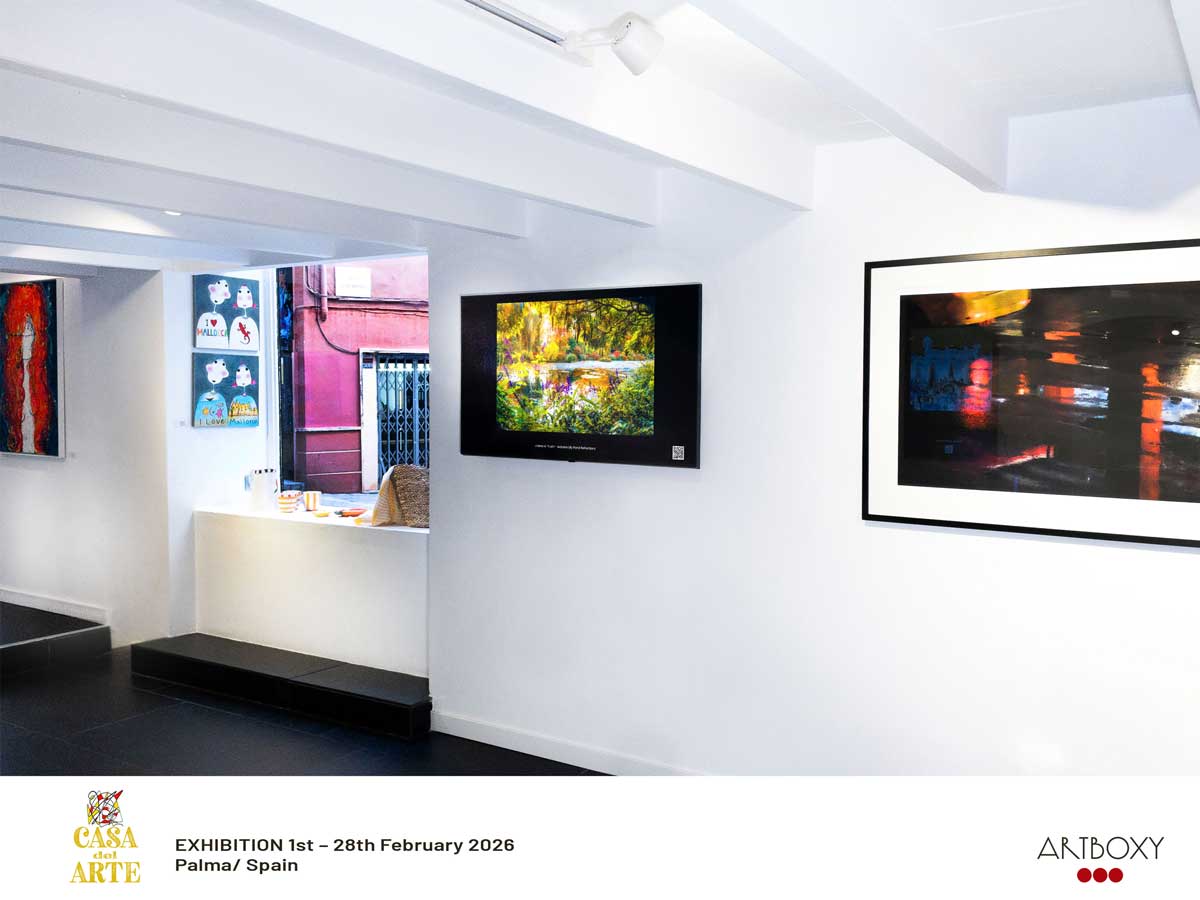 Lily Pond Reflections was shown at Casa del Arte, Palma de Mallorca, Spain.