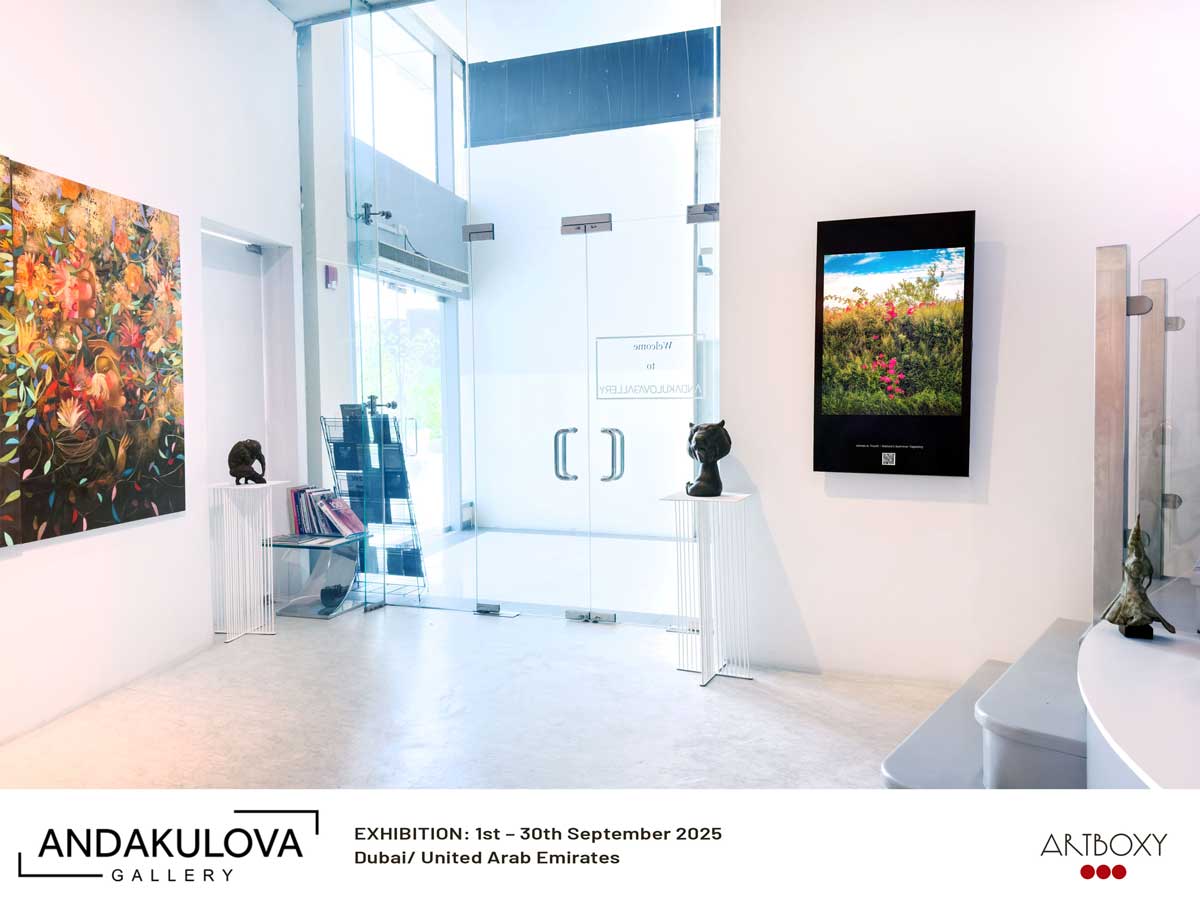 Nature's Summer Tapestry on display at Andakulova Gallery, Dubai Nature's Summer Tapestry on display at Andakulova Gallery, Dubai
