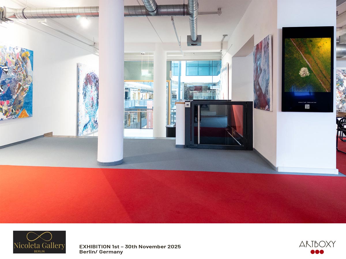 Back for a second run at Nicoleta Gallery in Berlin during November 2025 was "Division and Hope."