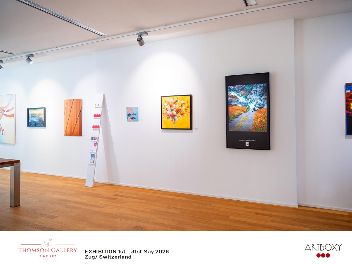 "Wildflowers Last Bloom?" on display at Thomson Gallery, Zug, Switzerland.
