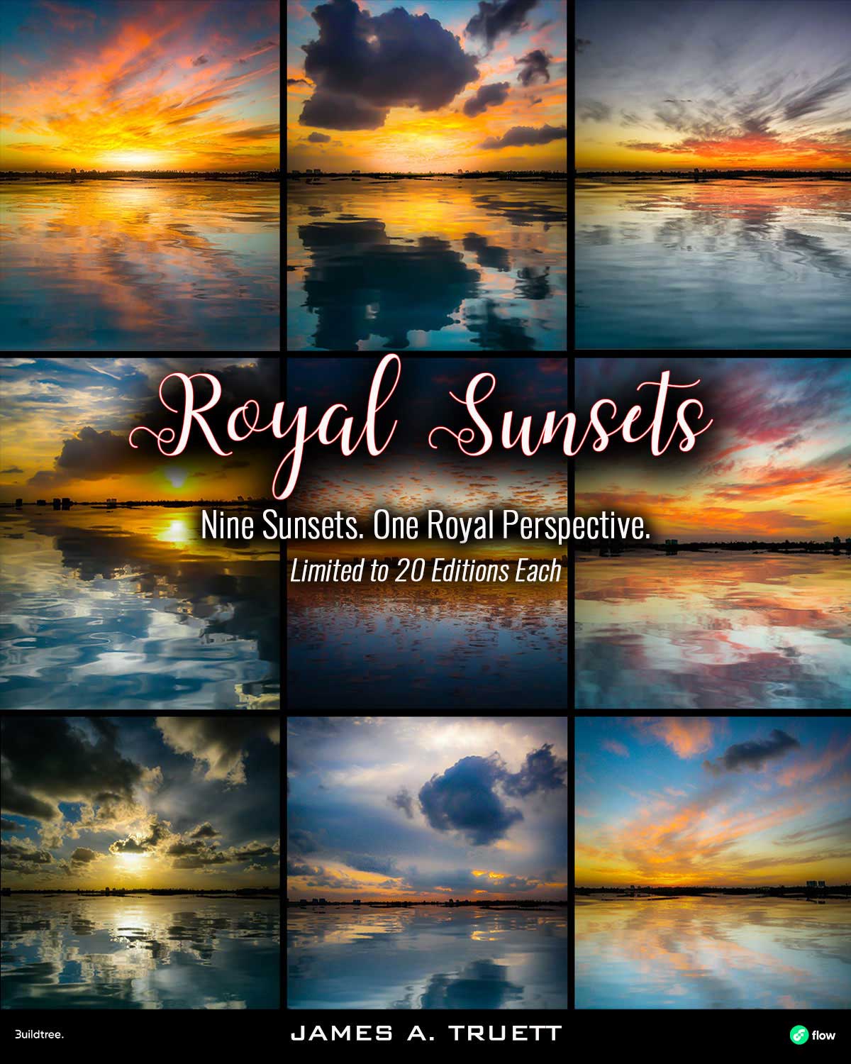 My "Royal Sunsets" NFT Series was on display at NFT Lisbon, 2025.
