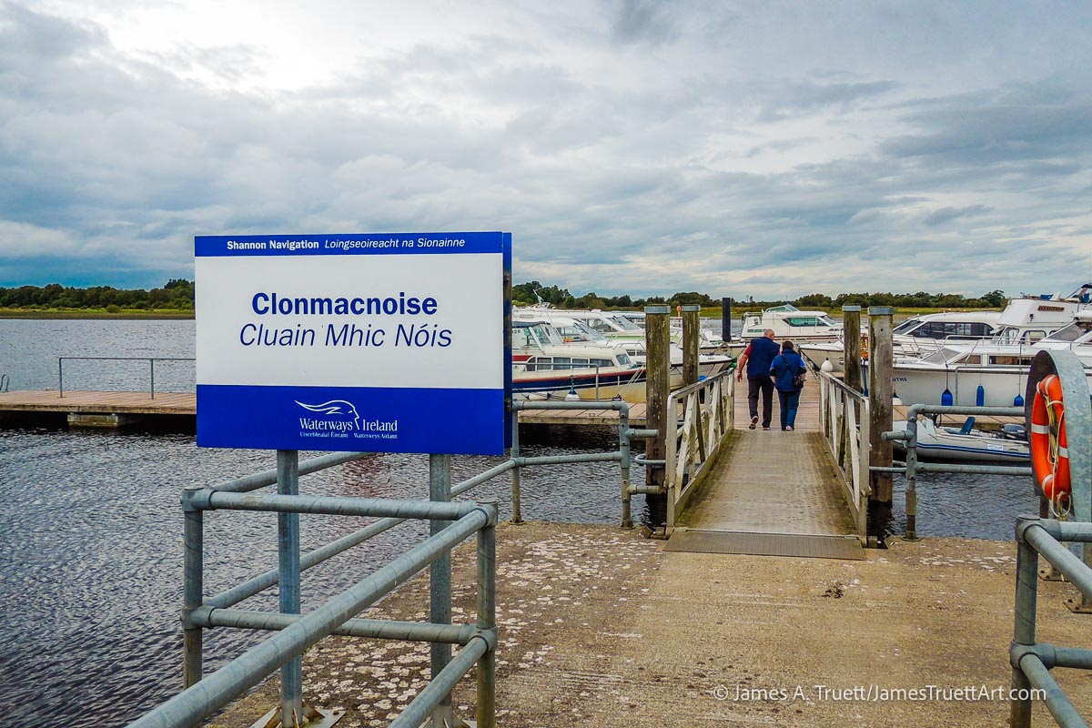 The docks at Clonmacnoise Monastic Site.