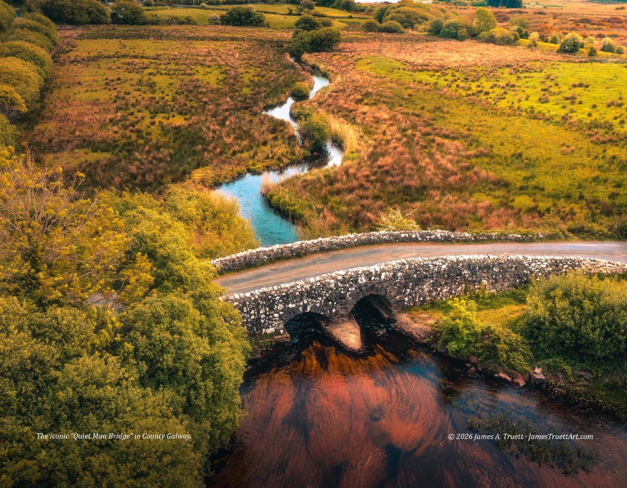 November photograph: The iconic Quiet Man Bridge in County Galway