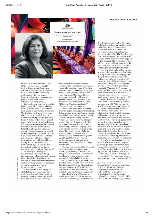 Marie Claire article page 4
