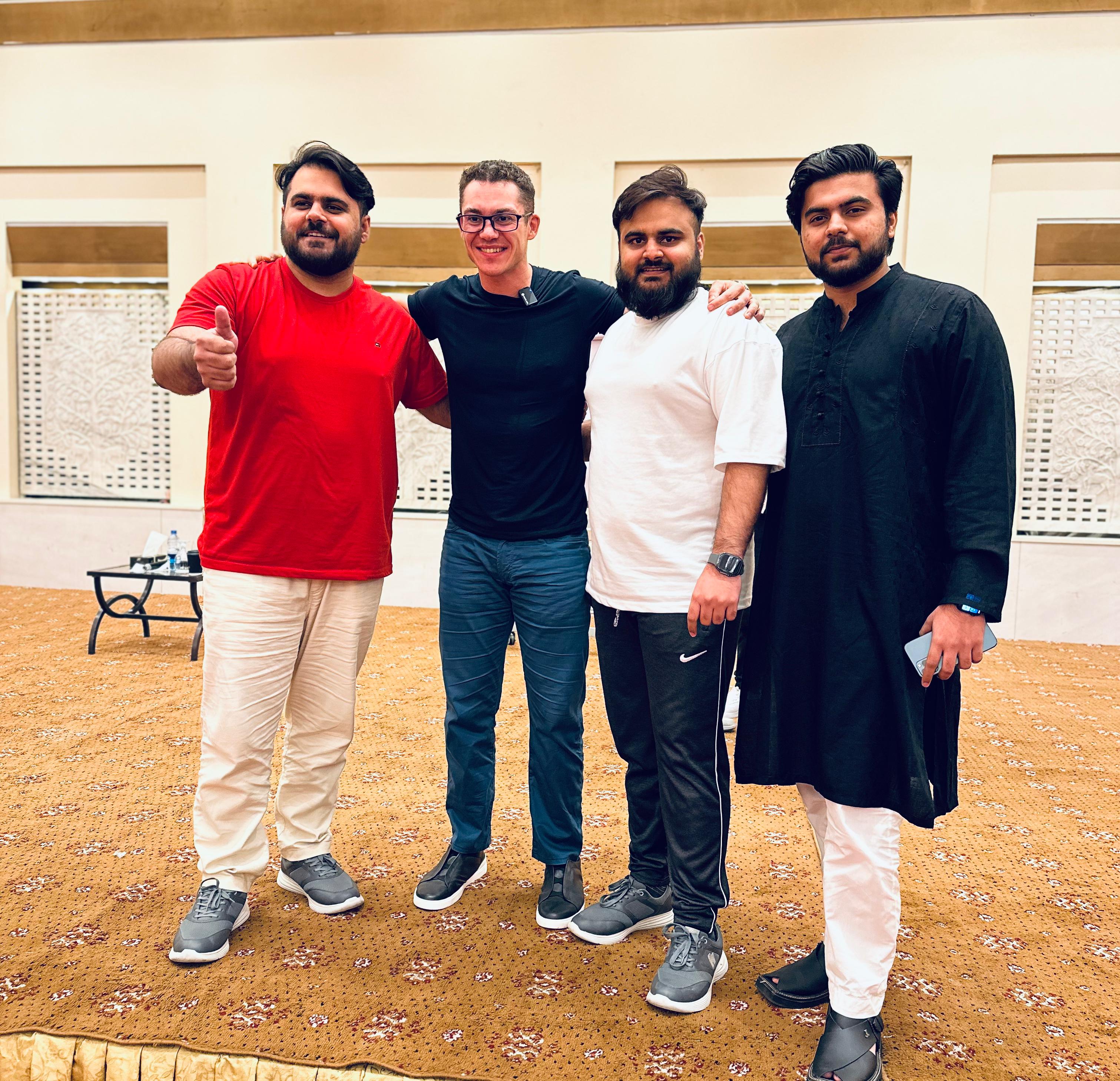 Websoftic co-founders with Dan Henry