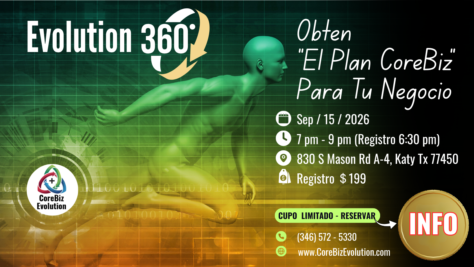 El Plan CoreBiz Para Tu Negocio event