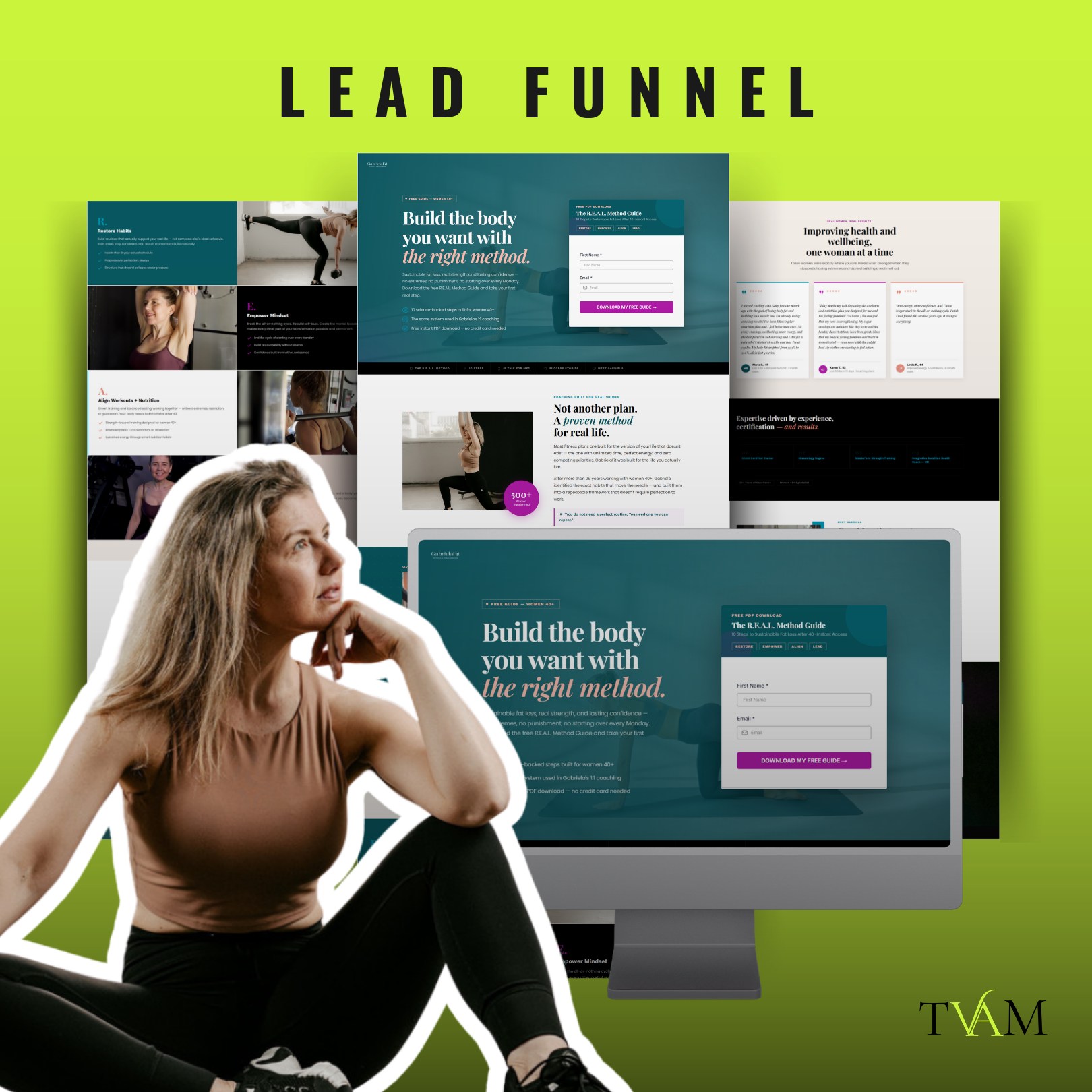 REAL Method Guide Funnel Mockup