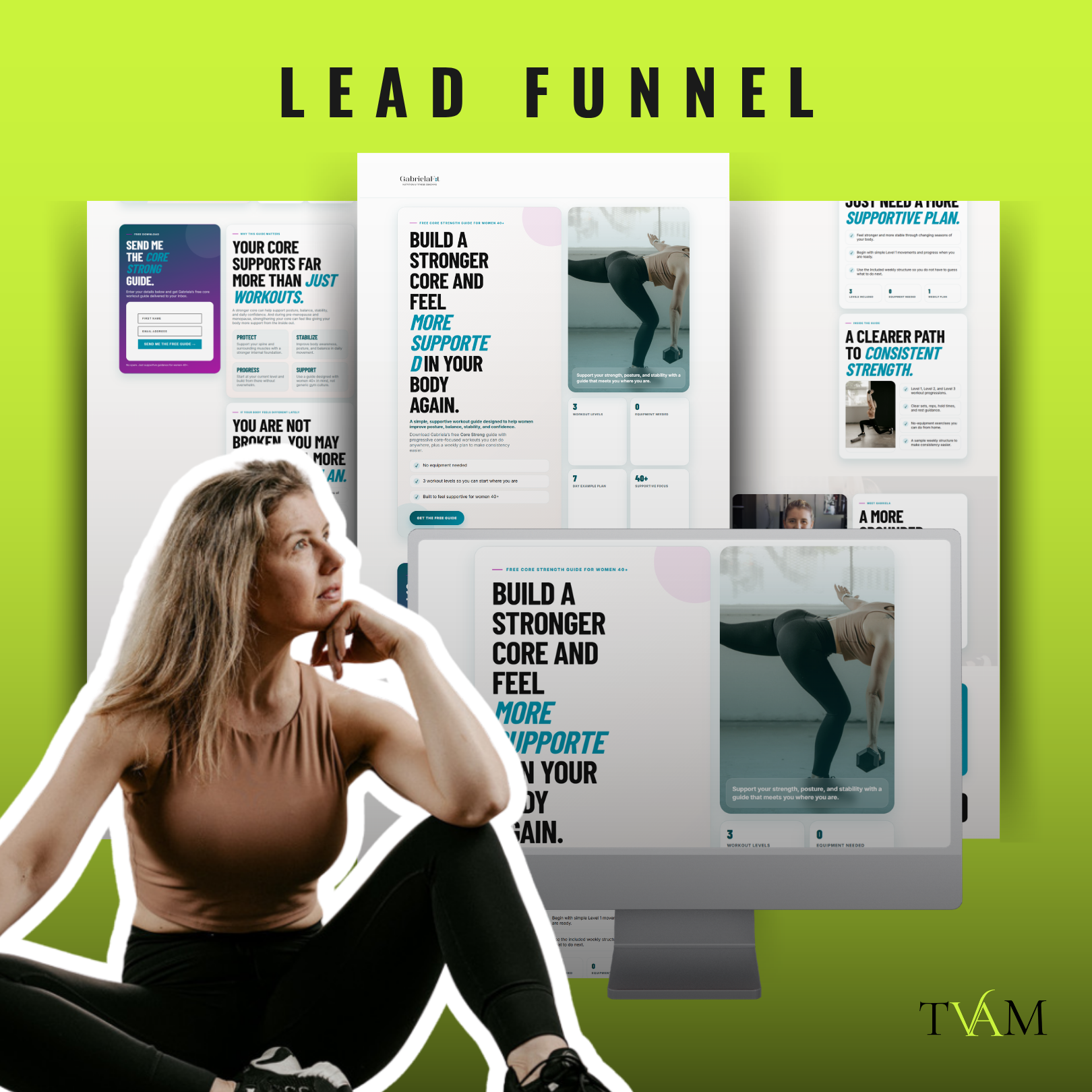 Strong Core Ebook Funnel Mockup