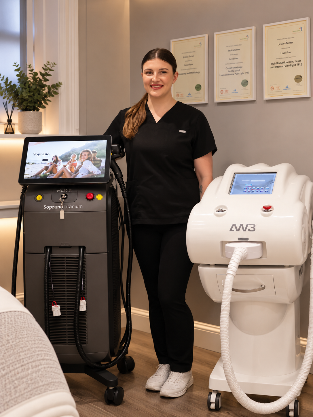 Jess, owner and laser practitioner at The Laser Clinic in Hipperholme