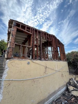 Hardscape and softscape demolition in Brentwood, CA