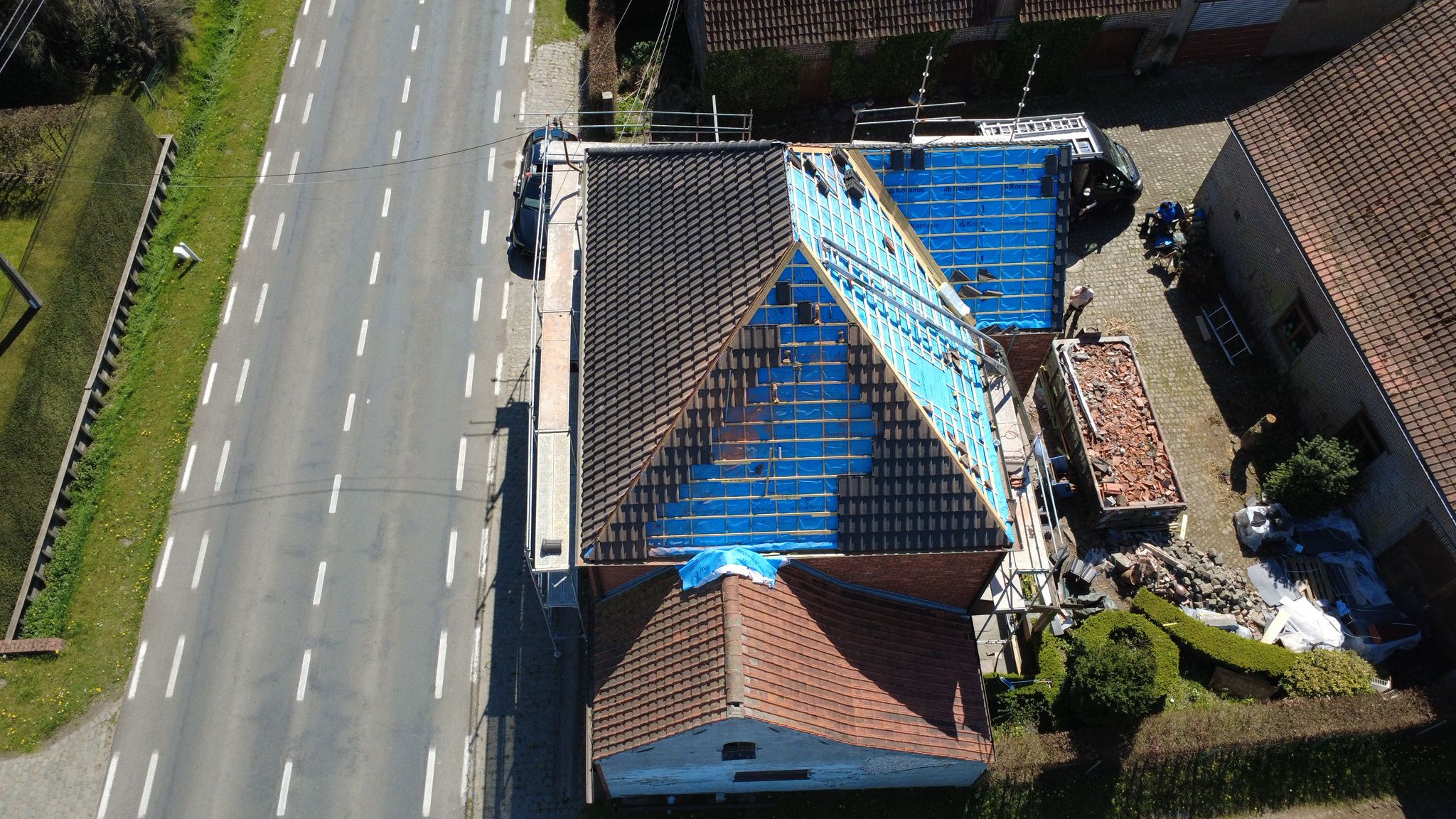 Dakwerken project Gent