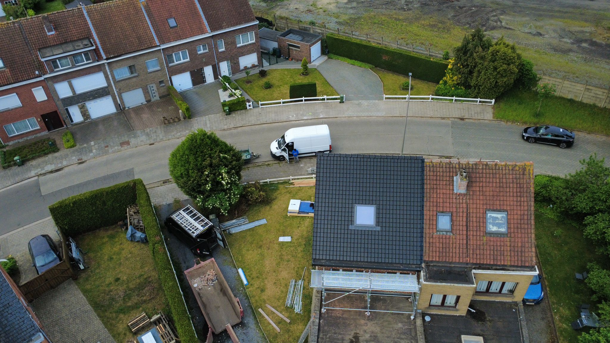 Dakwerken project Gent