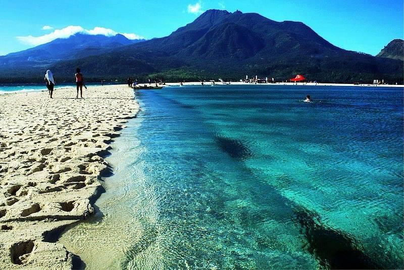 Camiguin local landscape and freshwater experience