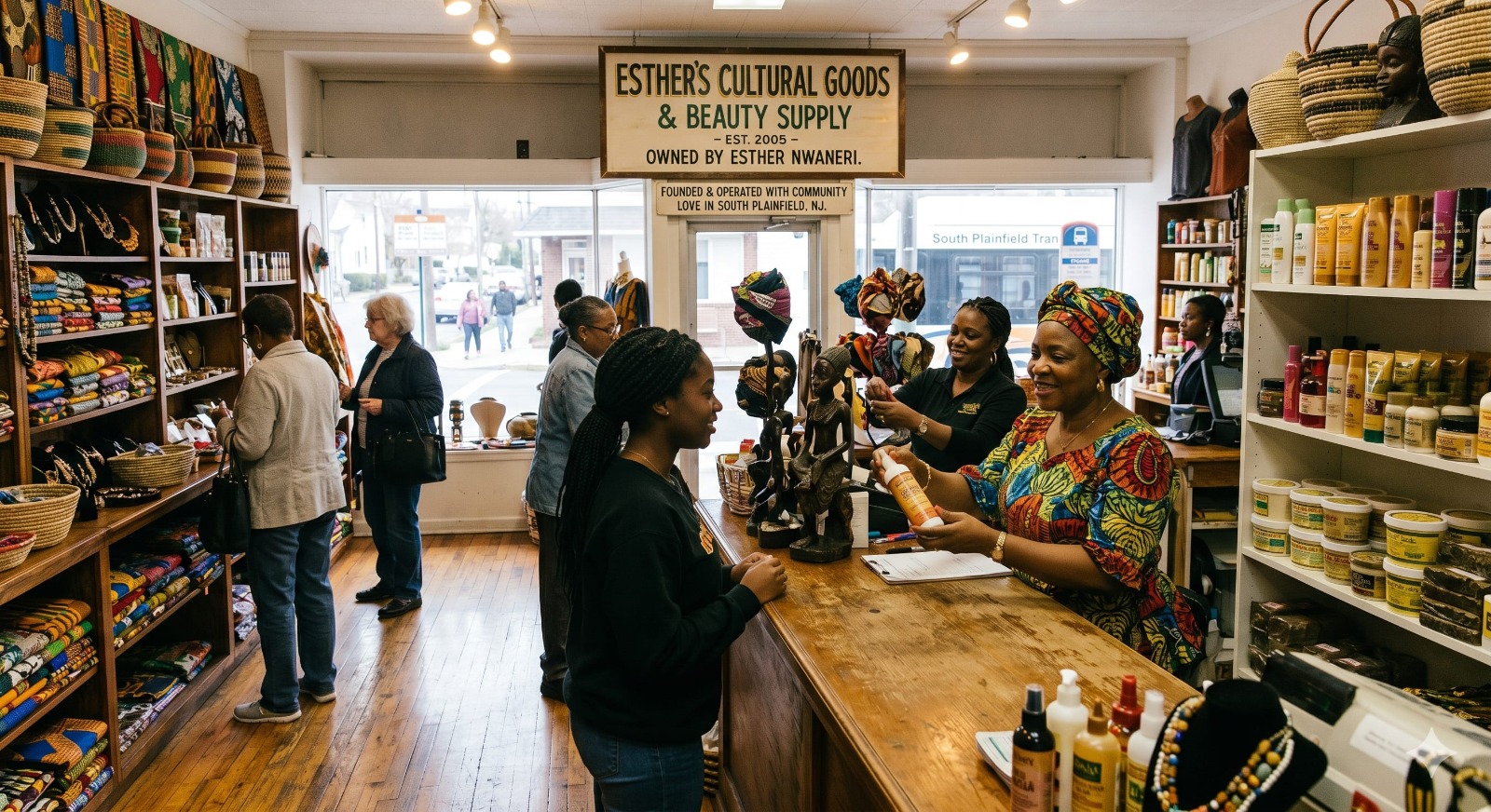 African diaspora business owner serving her community