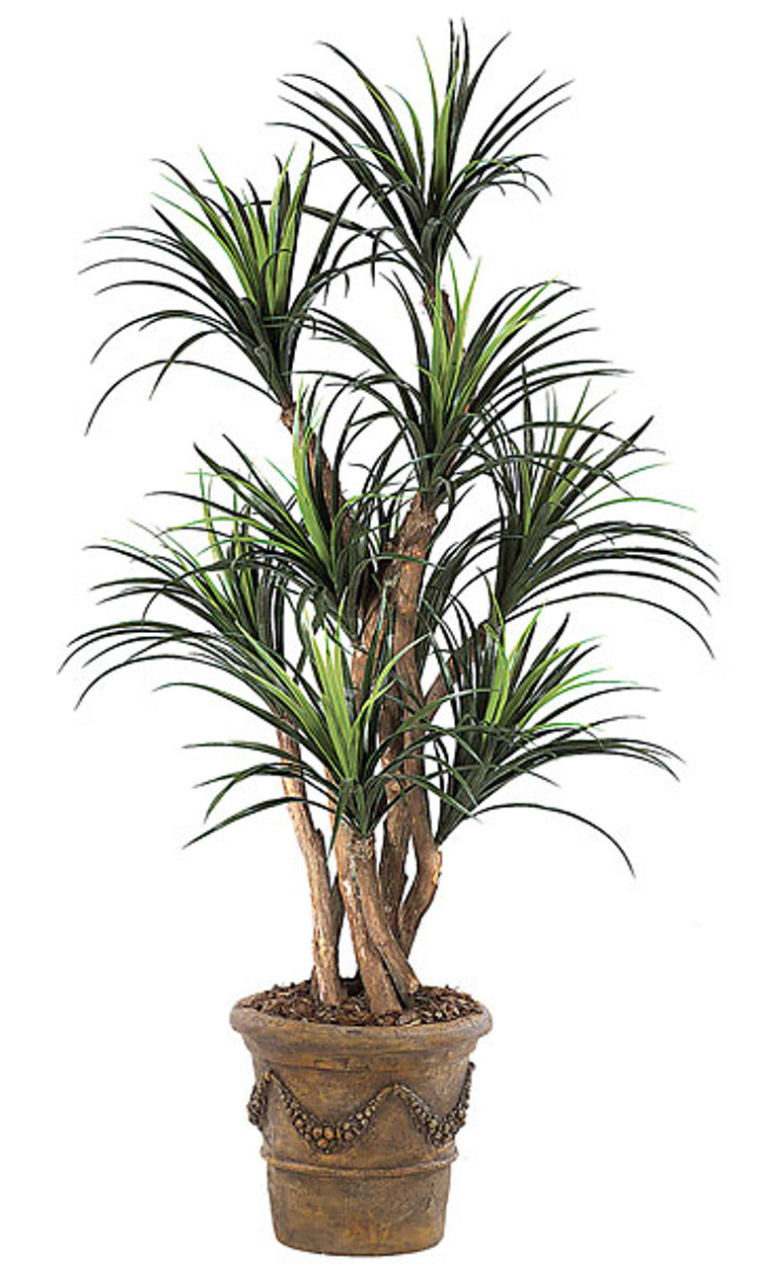 Outdoor Artificial 5 Foot Liriope Tree