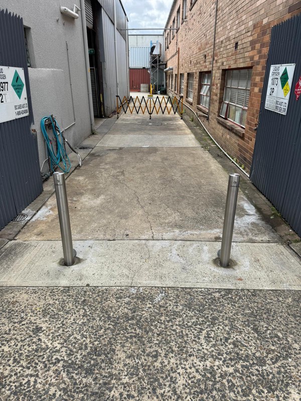Bollard installation
