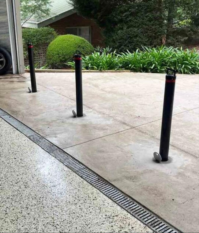 Bollard installation