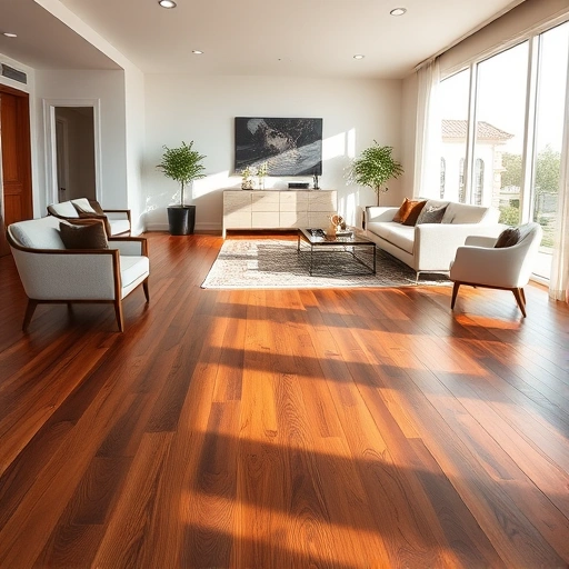 Beautiful wood flooring installation in Lely Resort FL with polished planks and elegant contemporary decor.