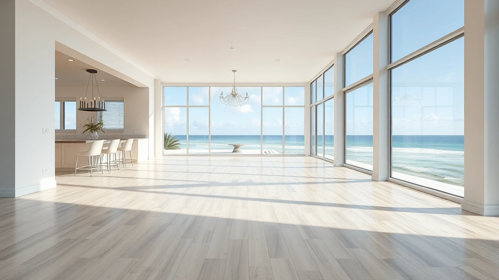 Flooring in Captiva, FL showcasing a modern design with natural wood tones.