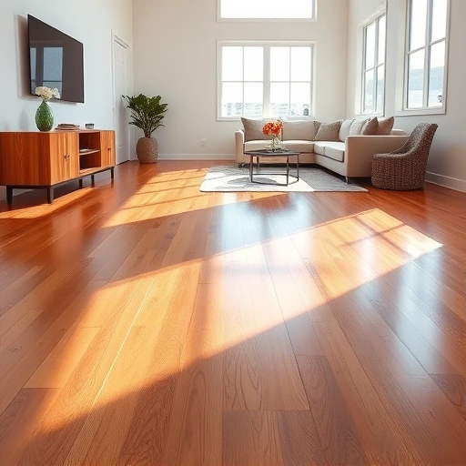 Dustless Hardwood Floor Refinishing in Naples FL showcasing polished wood tones and natural light in an airy room.