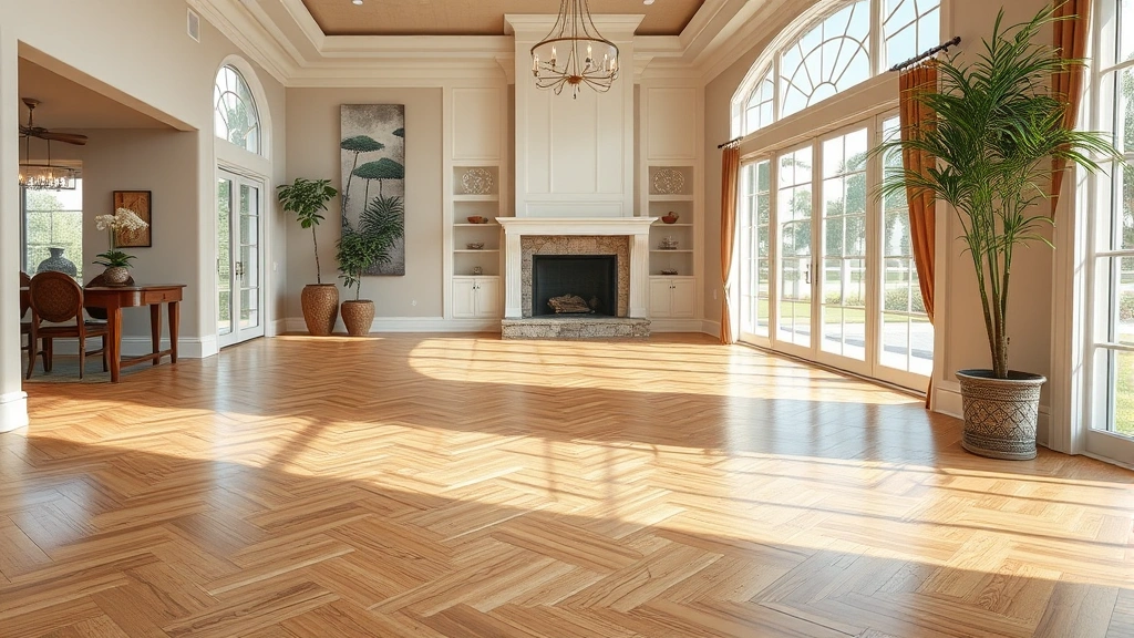 Flooring installation in a modern home in Cypress Lake, FL.